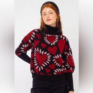 Farm Rio Heart Sweater